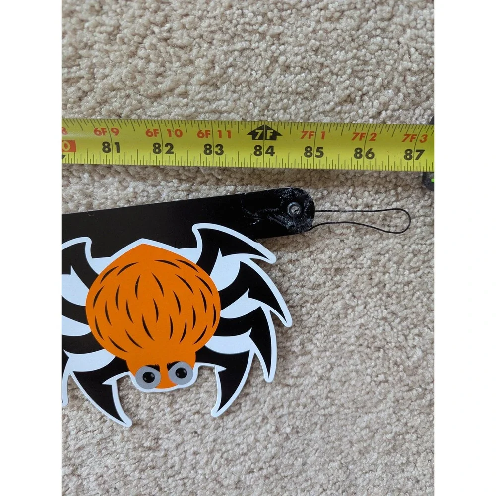 Halloween Game Set Floor Mat Spinner Jointed Banner Neon Spooky